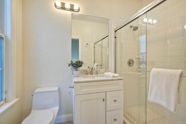 1664 Aryana Dr, Encinitas, CA 92024 - bathroom featuring vanity and a stall shower
