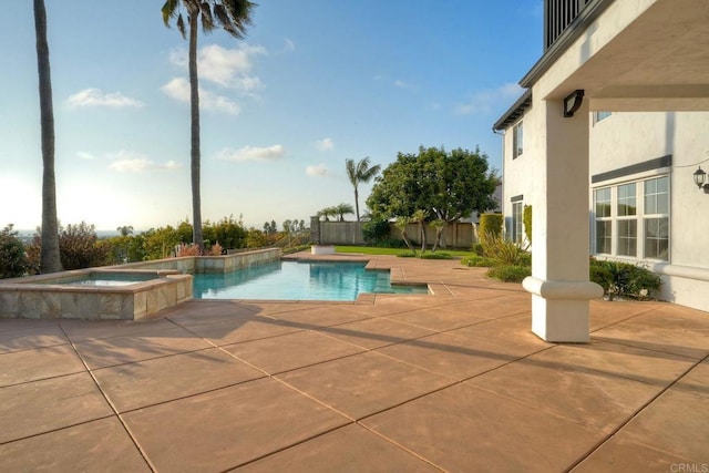 1664 Aryana Dr, Encinitas, CA 92024 - view of pool featuring a patio and a pool with connected hot tub