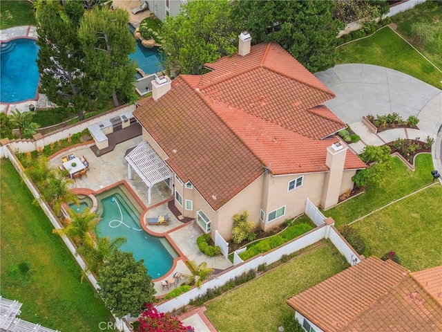 aerial view