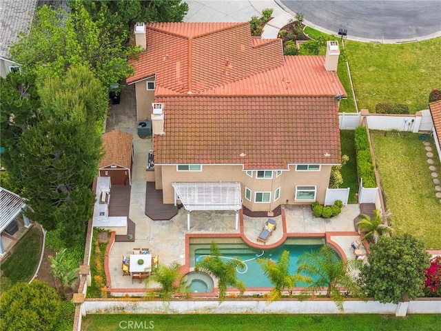 aerial view