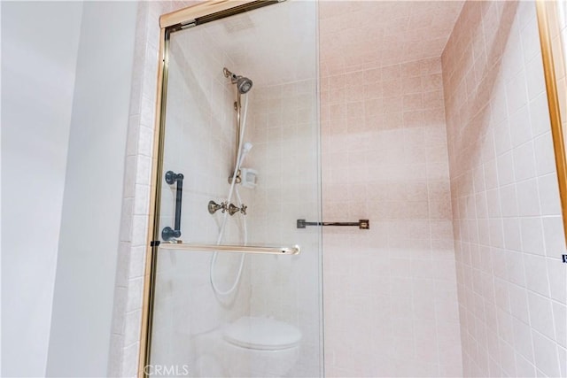 506 W Sierra Madre Blvd Unit D, Sierra Madre, CA 91024 - bathroom with a shower stall and toilet