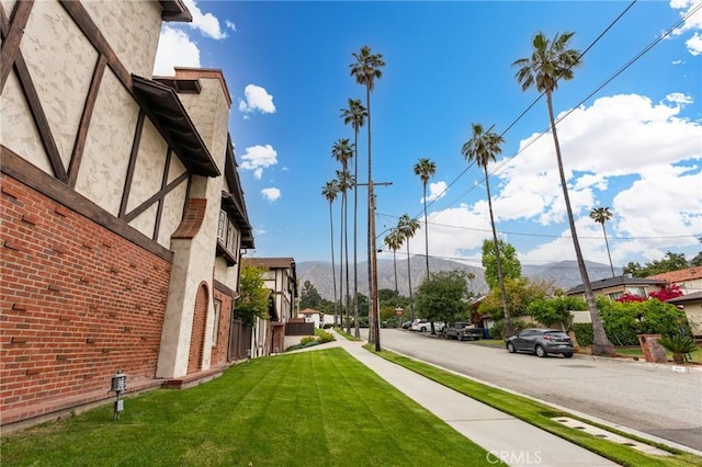 506 W Sierra Madre Blvd Unit D, Sierra Madre, CA 91024 - view of road with sidewalks and a mountain view