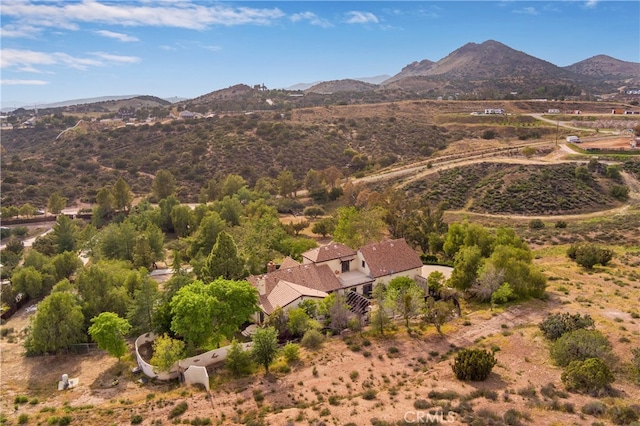 32140 Windrush Rd, Agua Dulce, CA 91390 - drone / aerial view with a mountain view