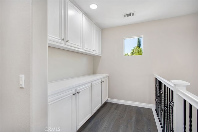 33081 Yucca St, Temecula, CA 92592 - hall with dark wood finished floors and baseboards