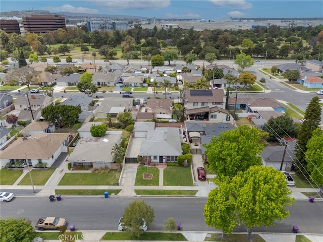 drone / aerial view featuring a residential view