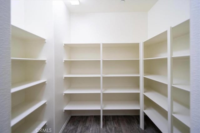 view of storage area