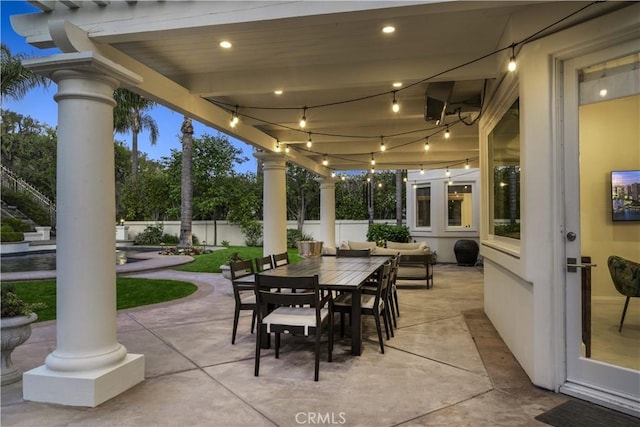 5366 Collingwood Cir, Calabasas, CA 91302 - view of patio with outdoor dining area