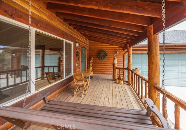 view of deck