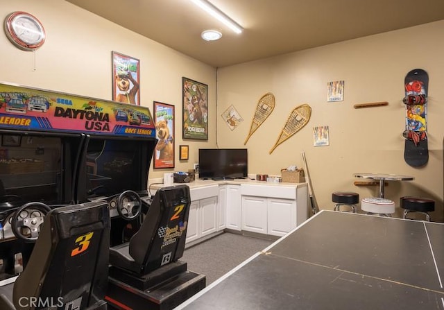 view of game room