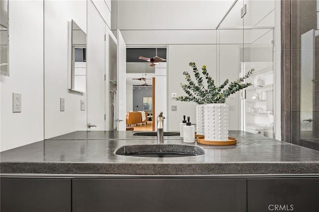 interior space featuring a sink