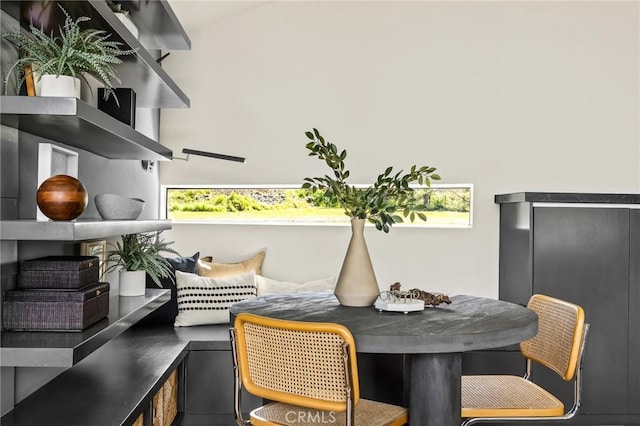 dining area featuring a healthy amount of sunlight