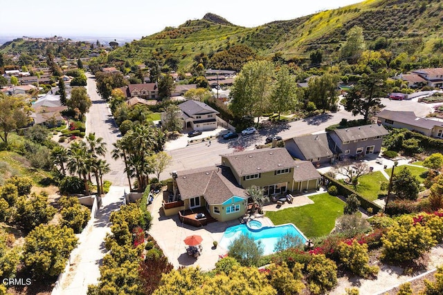 191 Southview Cir, Ventura, CA 93003 - aerial view featuring a mountain view and a residential view