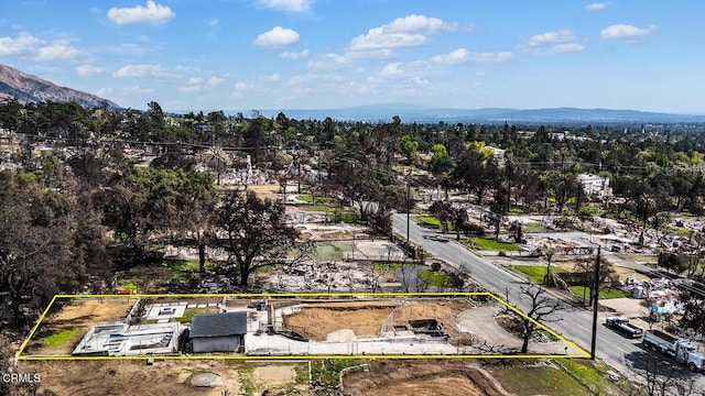 369 E Altadena Dr, Altadena, CA 91001 - drone / aerial view featuring a mountain view