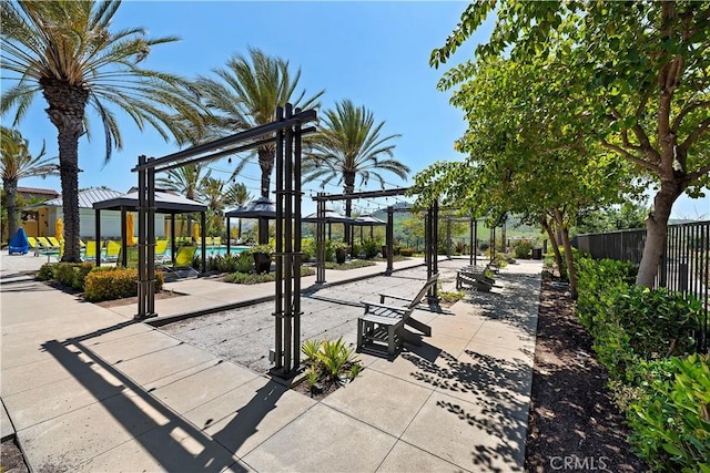 9 Adelfa St, Rancho Mission Viejo, CA 92694 - view of community with a gazebo, a swimming pool, and fence