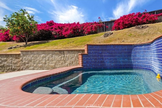 view of pool