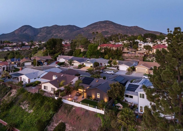 6770 Amberly St, San Diego, CA 92120 - aerial overview of property's location featuring nearby suburban area and mountains