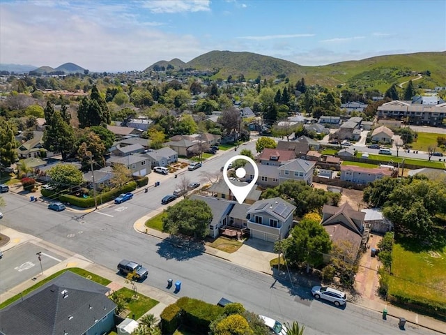 2103 Price St, San Luis Obispo, CA 93401 - bird's eye view featuring a mountain view and a residential view