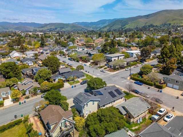 2103 Price St, San Luis Obispo, CA 93401 - birds eye view of property with a mountain view and a residential view