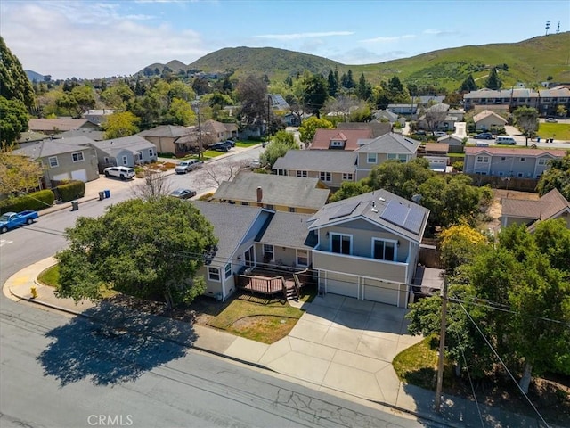 2103 Price St, San Luis Obispo, CA 93401 - drone / aerial view featuring a residential view and a mountain view