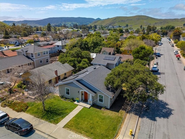 2103 Price St, San Luis Obispo, CA 93401 - bird's eye view with a residential view and a mountain view