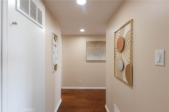 2270 Stanley Ave Unit 2B, Signal Hill, CA 90755 - corridor featuring recessed lighting, wood finished floors, and baseboards
