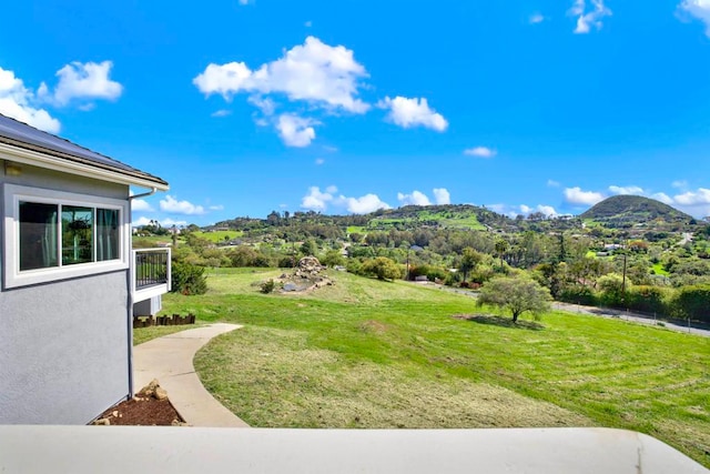 4710 Sleeping Indian Rd, Fallbrook, CA 92028 - view of yard featuring a mountain view