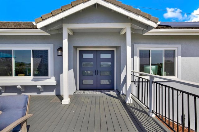 4710 Sleeping Indian Rd, Fallbrook, CA 92028 - doorway to property with stucco siding