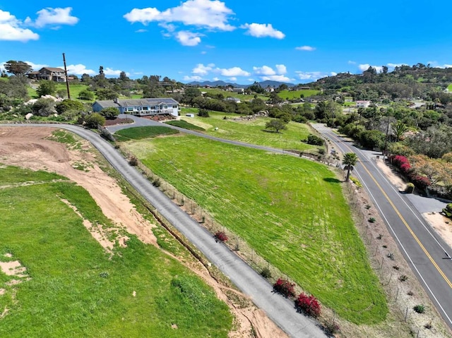 4710 Sleeping Indian Rd, Fallbrook, CA 92028 - bird's eye view featuring a mountain view