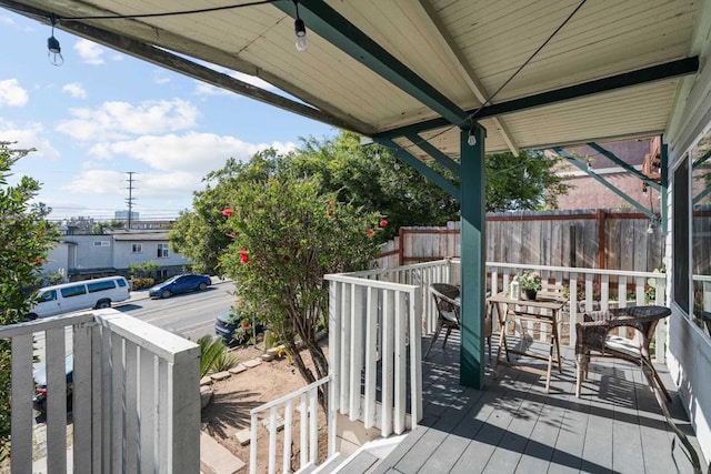 376163 Swift Ave, San Diego, CA 92104 - view of wooden terrace