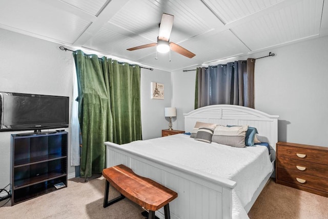 376163 Swift Ave, San Diego, CA 92104 - bedroom featuring light carpet and a ceiling fan