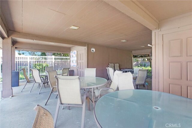 13261 Coast St, Garden Grove, CA 92844 - view of patio / terrace featuring outdoor dining space