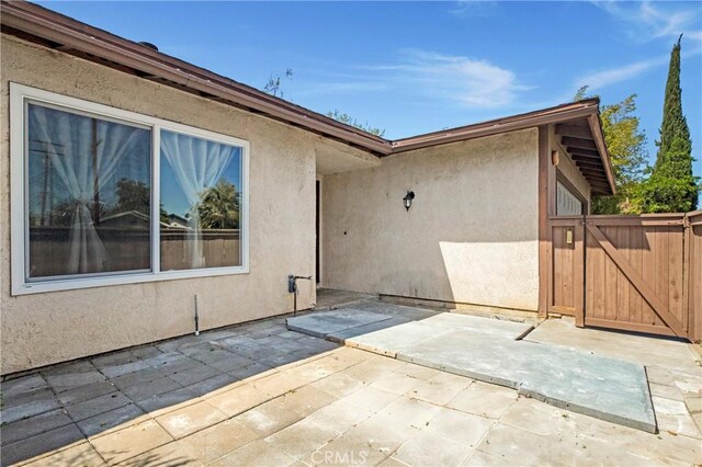 13261 Coast St, Garden Grove, CA 92844 - view of patio featuring a gate