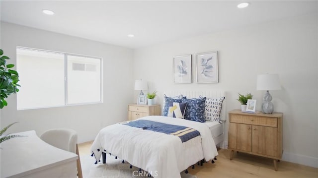 44 Statehouse Pl, Irvine, CA 92602 - bedroom featuring recessed lighting and light wood finished floors
