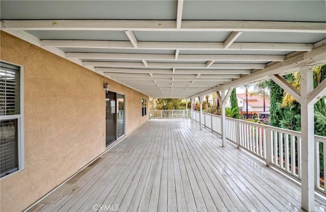 view of deck