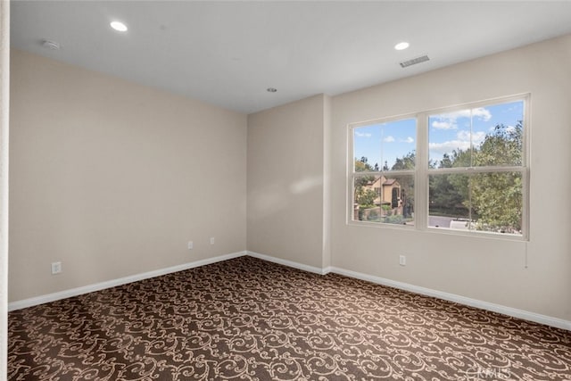 21 Deergrass, Irvine, CA 92618 - carpeted spare room with recessed lighting, a smoke detector, and baseboards