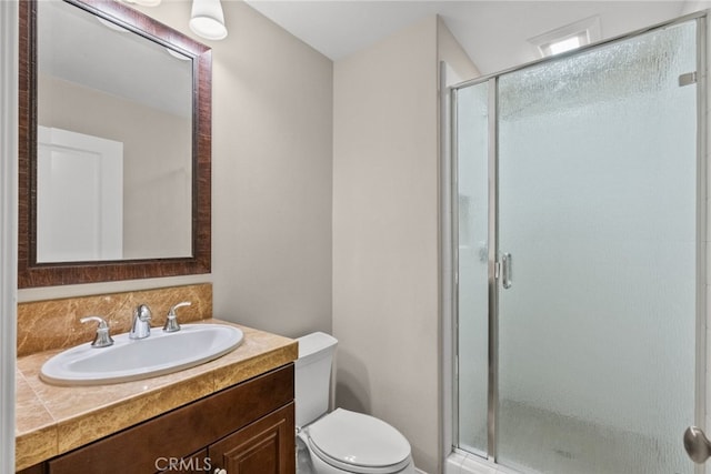 21 Deergrass, Irvine, CA 92618 - bathroom featuring toilet, a shower stall, and vanity
