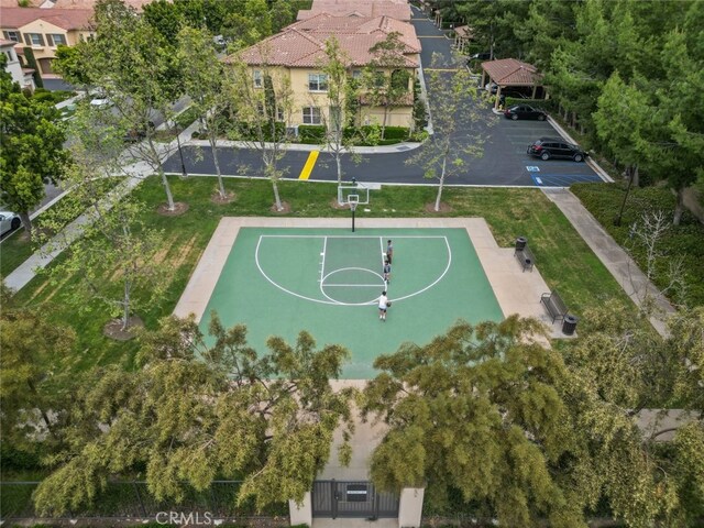 21 Deergrass, Irvine, CA 92618 - view of basketball court featuring community basketball court and a lawn