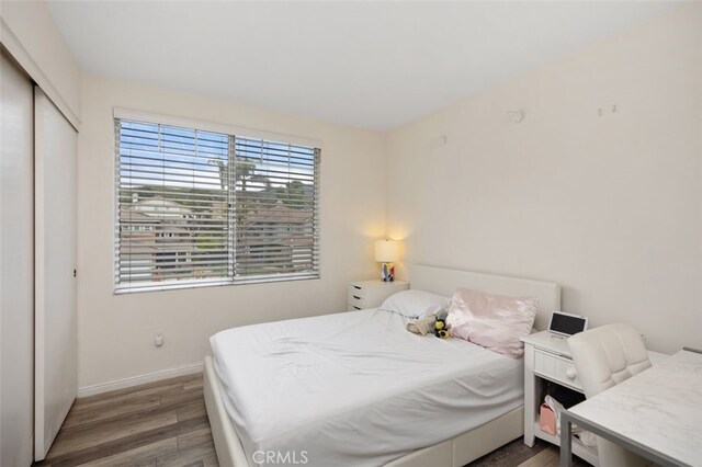 4 Chisholm Trl, Trabuco Canyon, CA 92679 - bedroom featuring wood finished floors, a closet, and baseboards