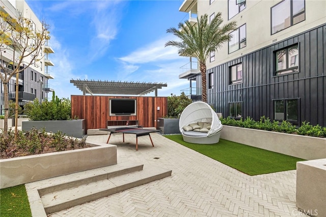 3713 Rivington, Irvine, CA 92612 - view of patio / terrace featuring a pergola