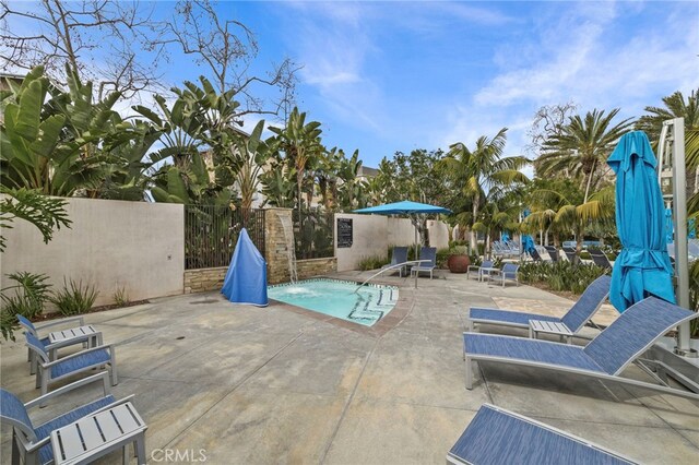 3713 Rivington, Irvine, CA 92612 - view of pool with a patio, fence, and a pool