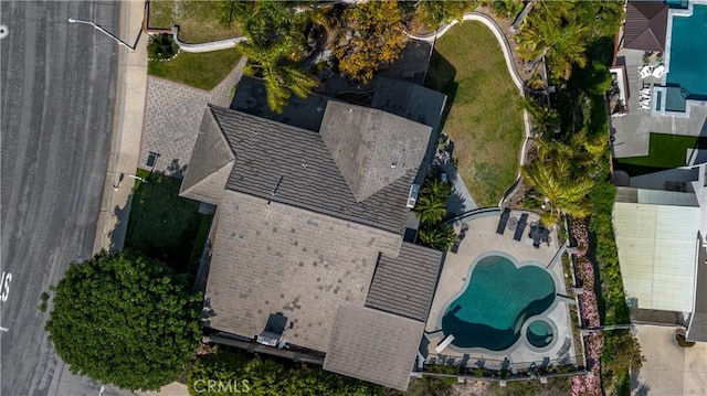 3802 E Summitridge Ln, Orange, CA 92867 - birds eye view of property