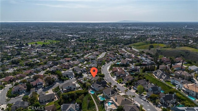 3802 E Summitridge Ln, Orange, CA 92867 - aerial view with a residential view