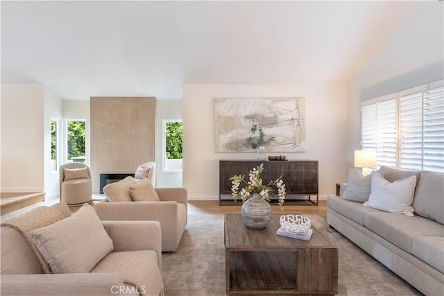 3802 E Summitridge Ln, Orange, CA 92867 - living area with a healthy amount of sunlight and wood finished floors
