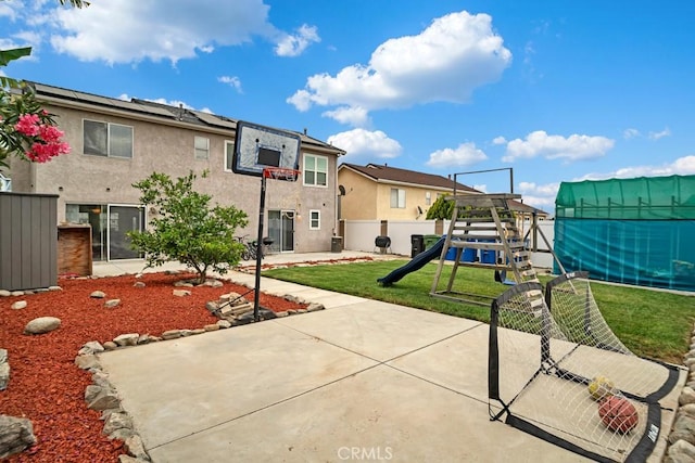 11568 Luanda St, Lakeview Terrace, CA 91342 - view of patio / terrace featuring a playground