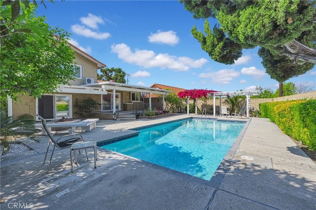 2530 Glenstone Ave, Hacienda Heights, CA 91745 - view of pool with a patio and a pergola