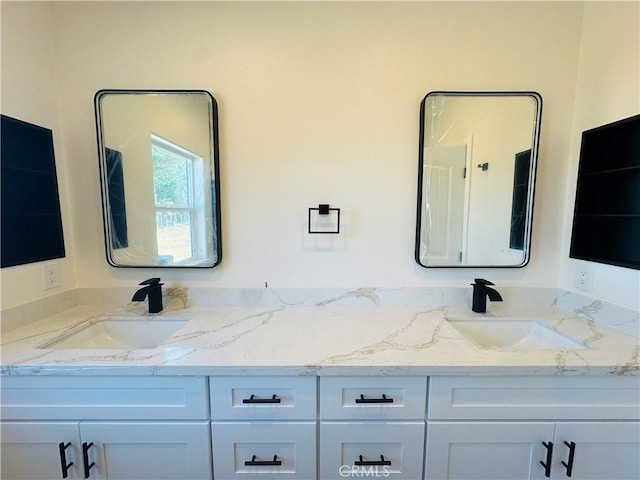 7133 Dalscote St, Hesperia, CA 92345 - full bathroom featuring double vanity
