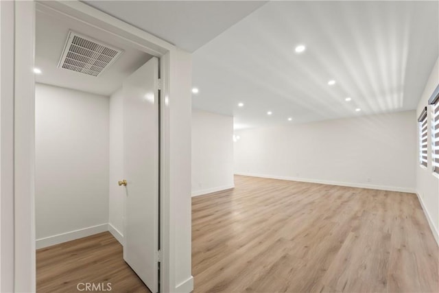600 W Stocker St Unit 303, Glendale, CA 91202 - basement with light wood-style flooring, recessed lighting, and baseboards