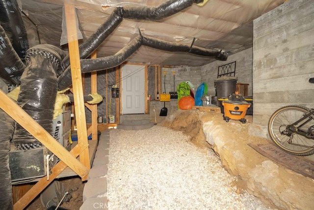view of attic