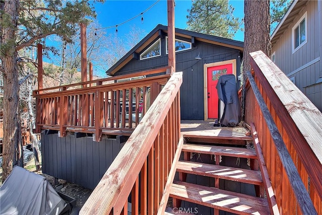 346 San Bernardino Ave, Sugarloaf, CA 92386 - view of deck