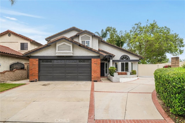 19000 Shakespeare Dr, Walnut, CA 91789 - traditional home with a garage, concrete driveway, stucco siding, and fence